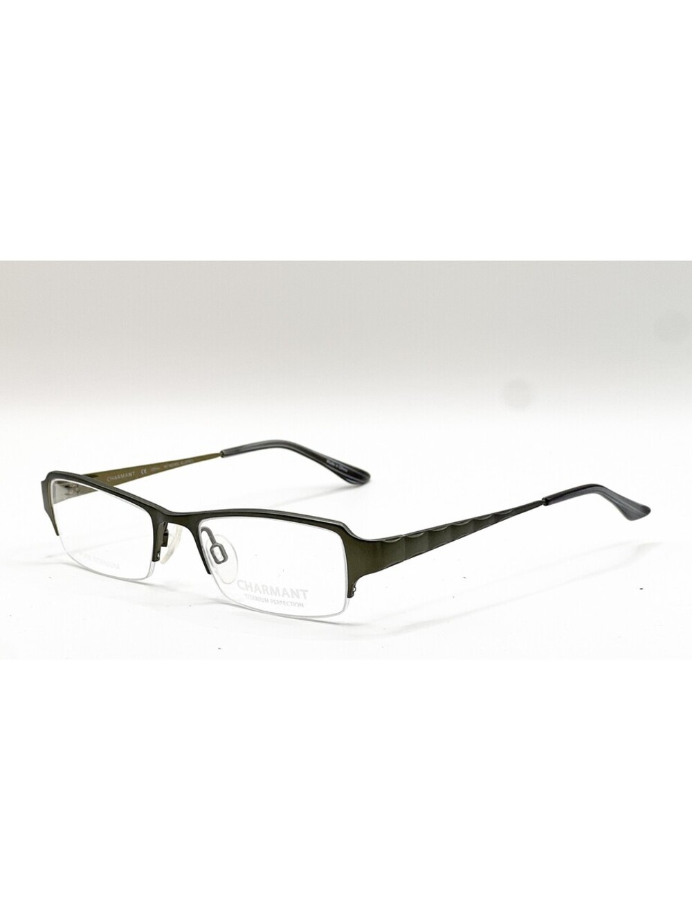 Charmant CH10888 GN Green Semi Rimless Authentic Eyeglass Frames 48-18-135